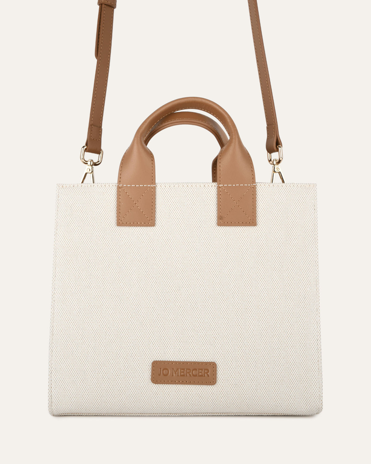 ANDRES MINI TOTE BAG TAN LEATHER