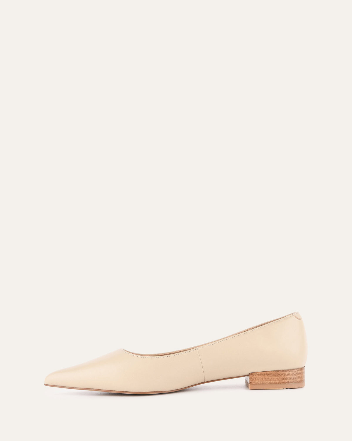 ANITA DRESS FLAT SAND LEATHER