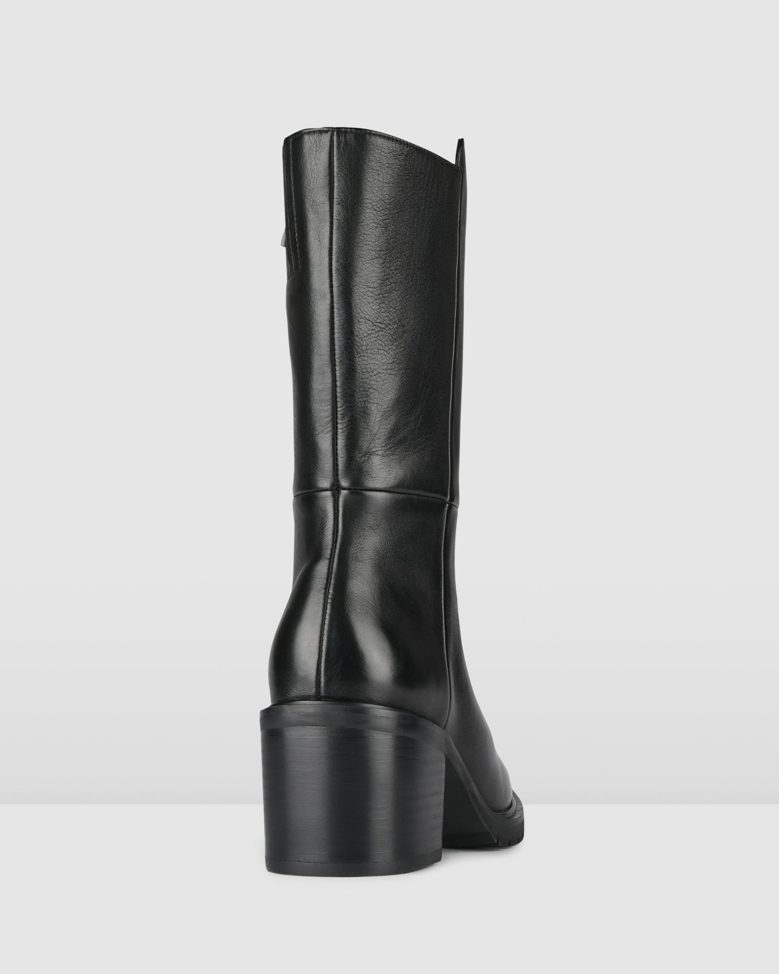 Womens black best sale leather boots sale