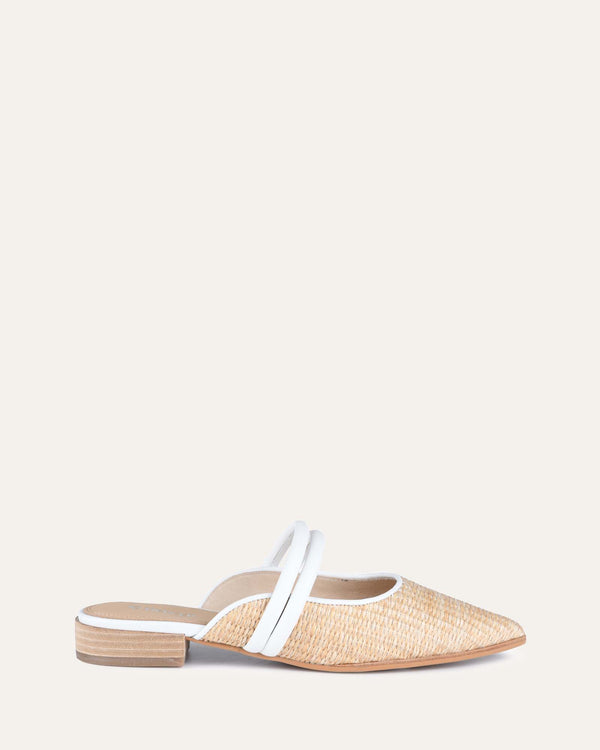 ATLAS CASUAL FLATS NATURAL RAFFIA - Jo Mercer