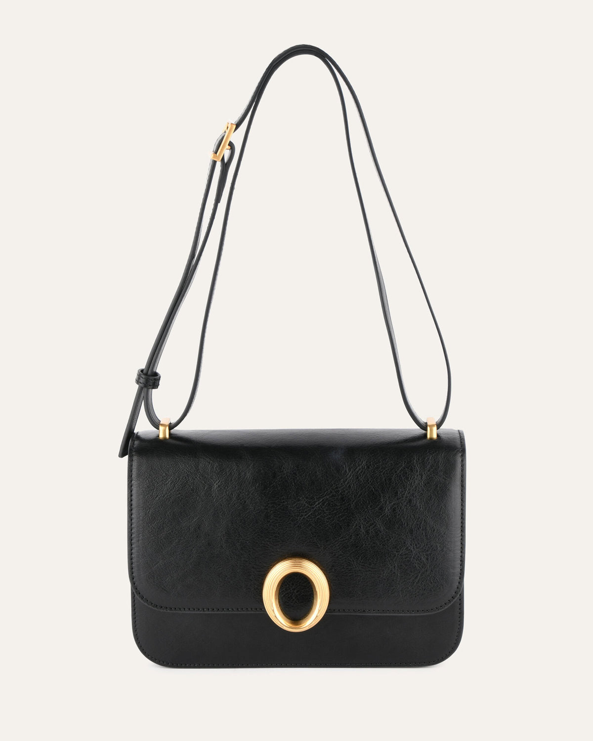 BOBBIE CROSS BODY BLACK LEATHER