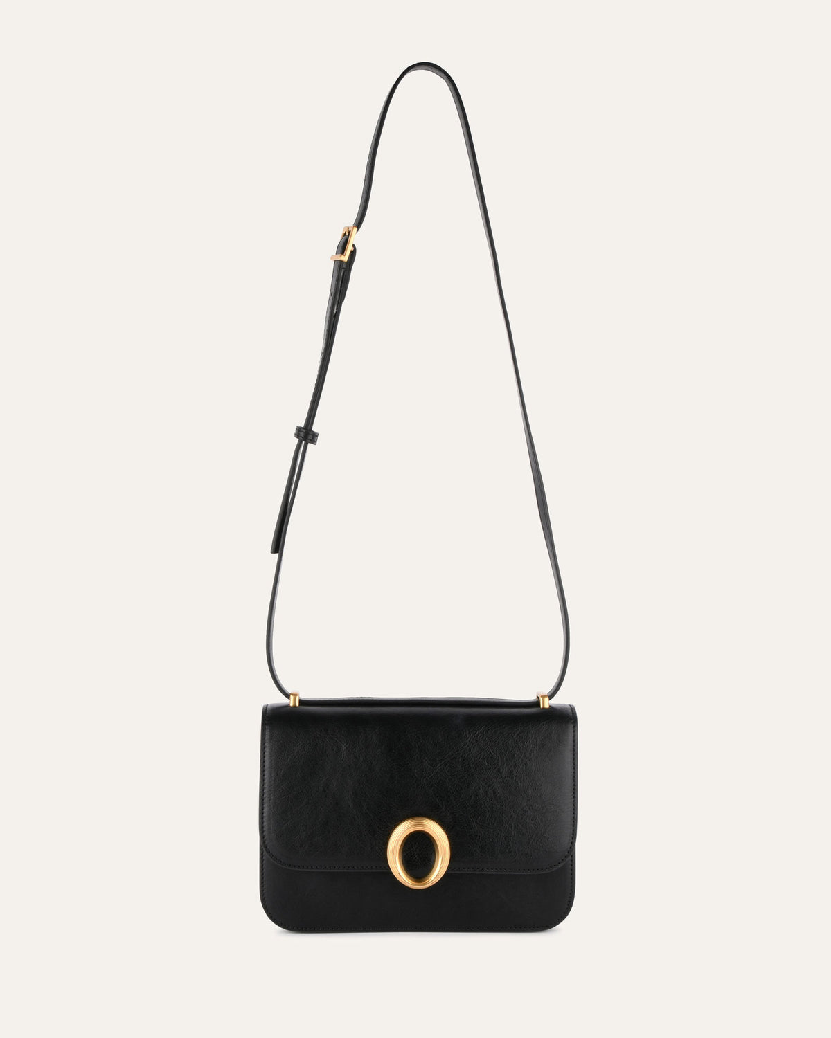 BOBBIE CROSS BODY BLACK LEATHER