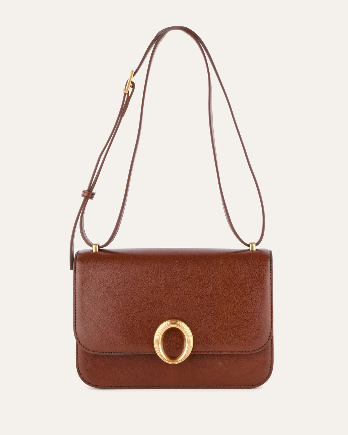 BOBBIE CROSS BODY DEEP TAN LEATHER