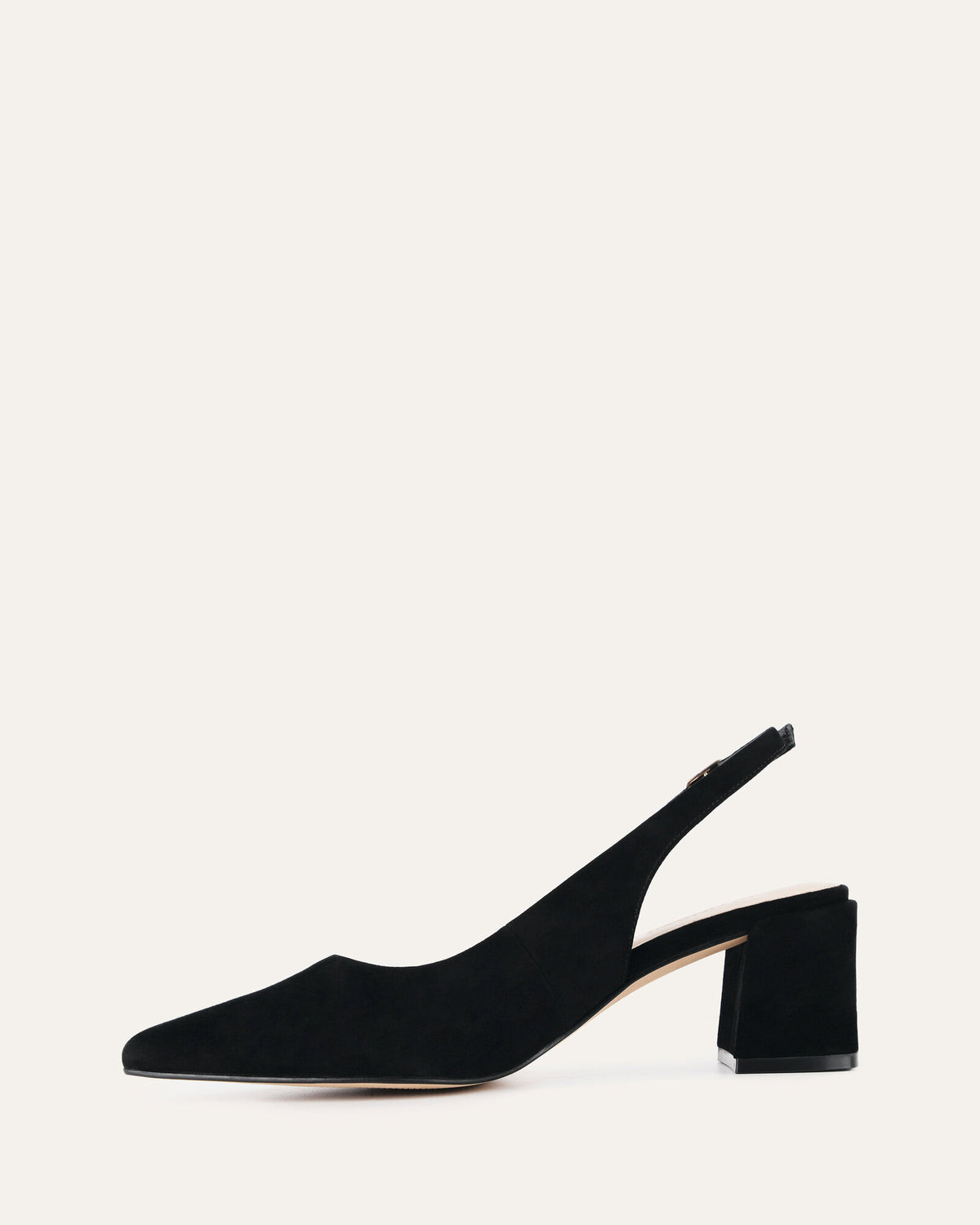 CARA LOW HEELS BLACK SUEDE