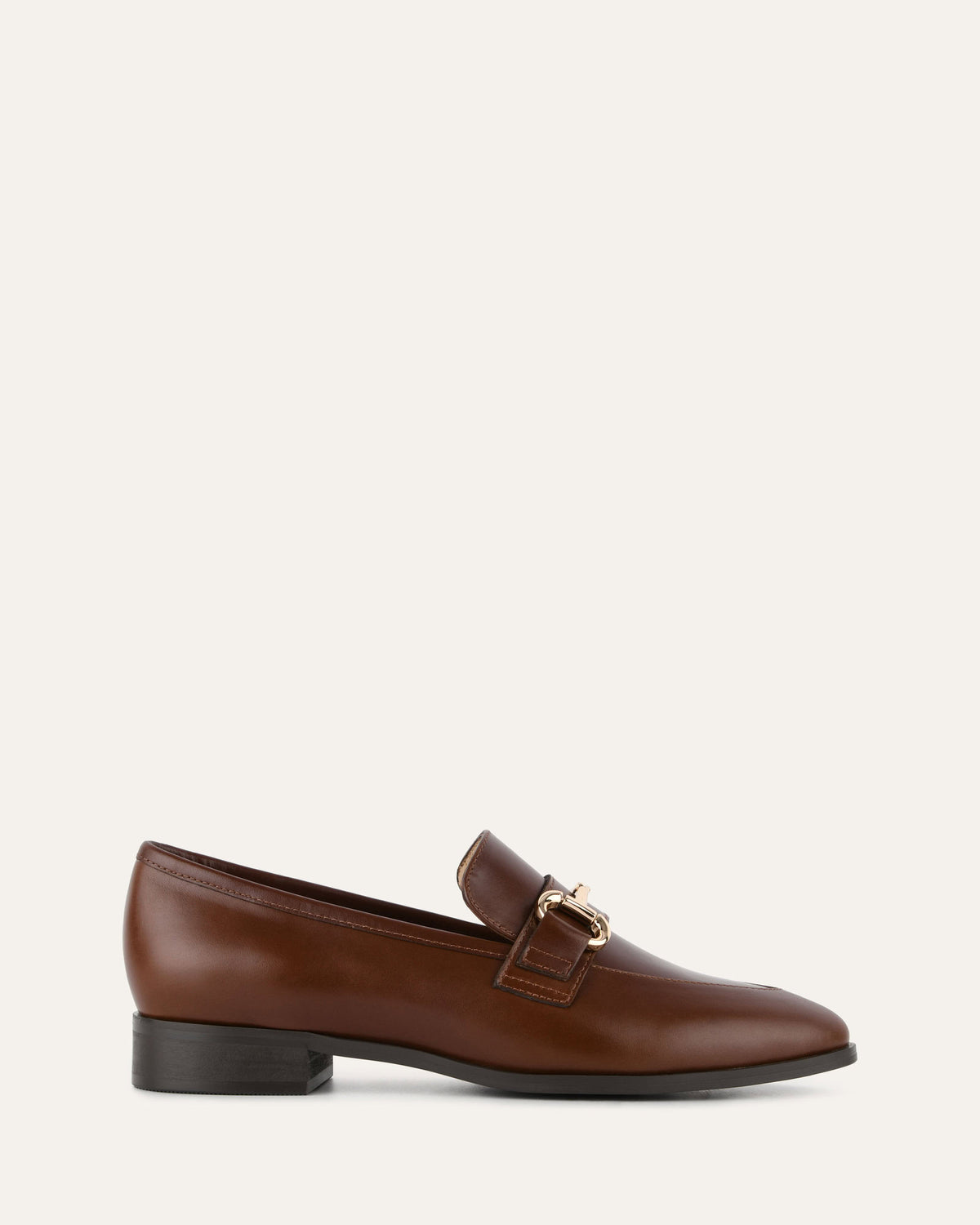 CECILIA LOAFERS DARK CHOC LEATHER