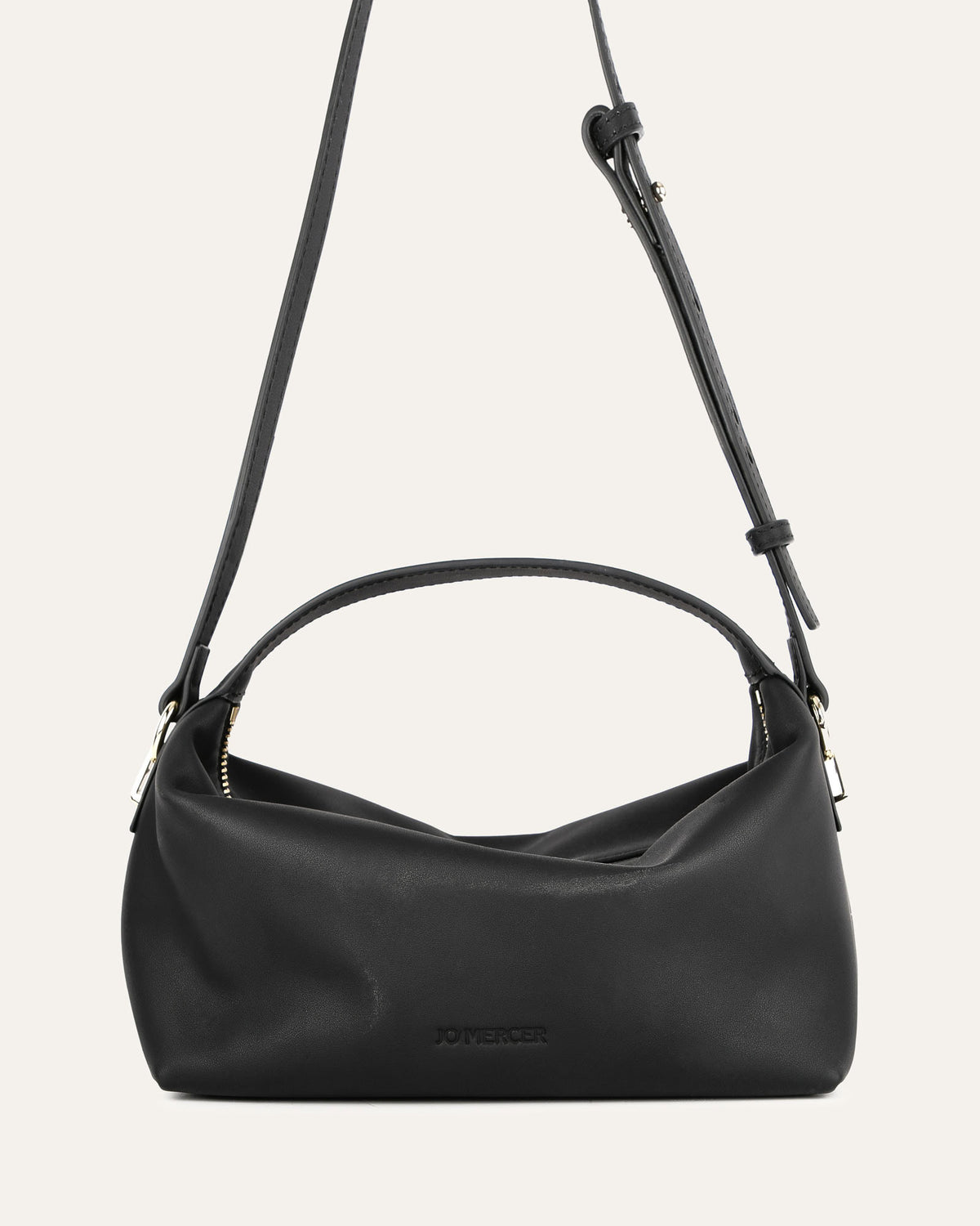 EMILIA CROSSBODY BAG BLACK LEATHER