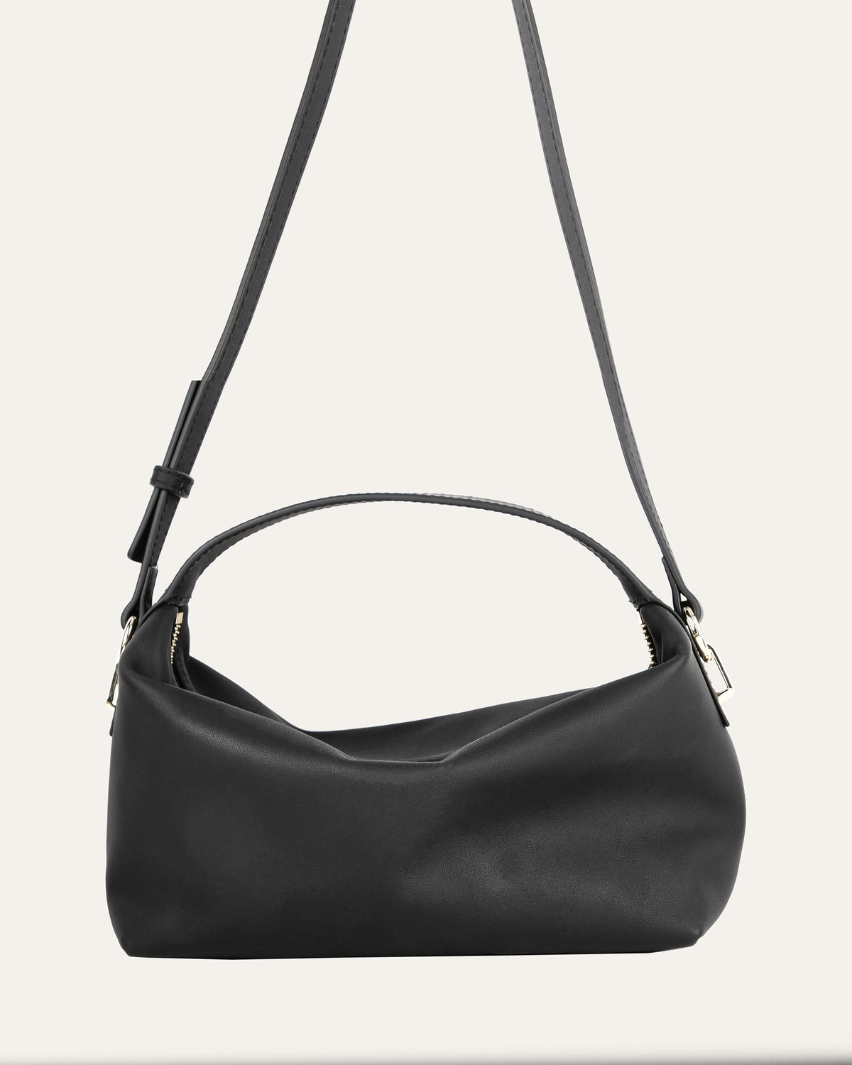 EMILIA CROSSBODY BAG BLACK LEATHER