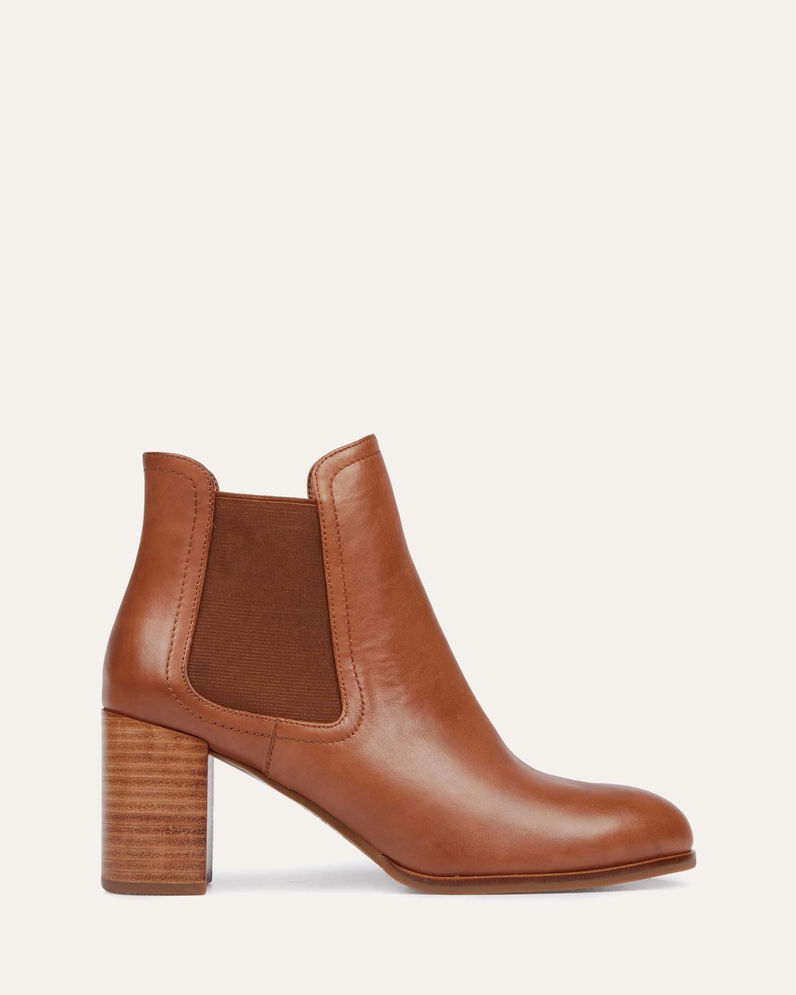 Frye Amado Women's Size 9 Brushed Tan Leather Size Zip Ankle Block Heel Boot  New | Ankle block heels, Block heel boots, Boots