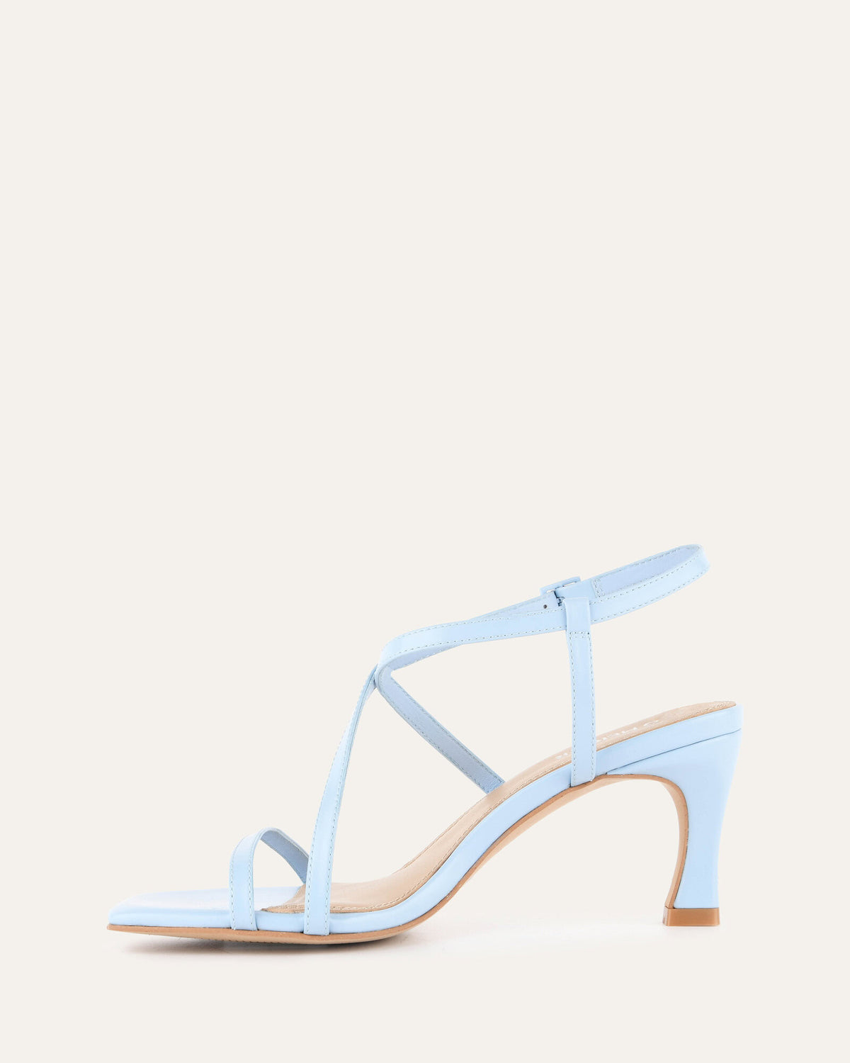 JOCKEY HIGH HEEL SANDALS SKY BLUE LEATHER