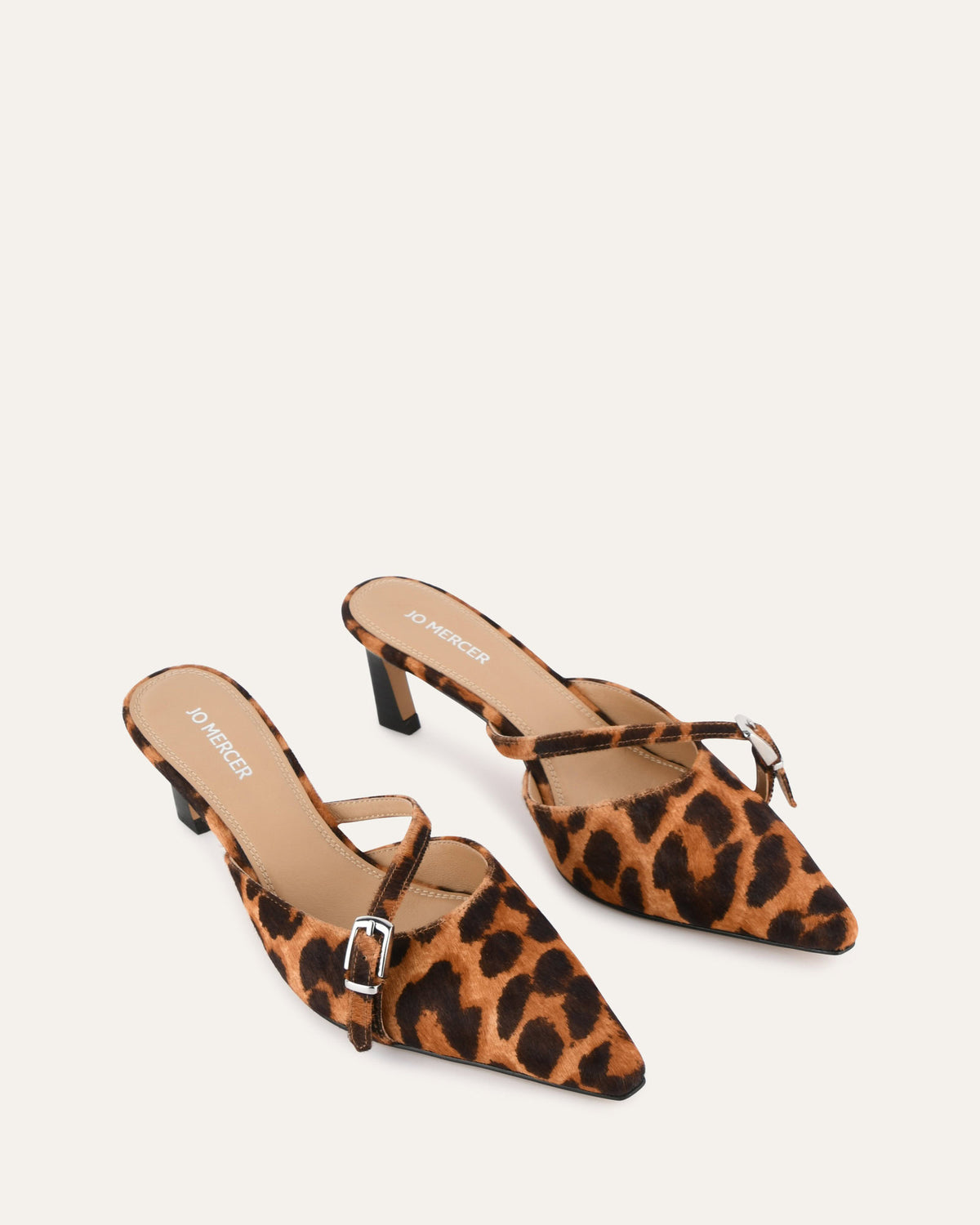 LEONA LOW HEELS OCELOT LEATHER