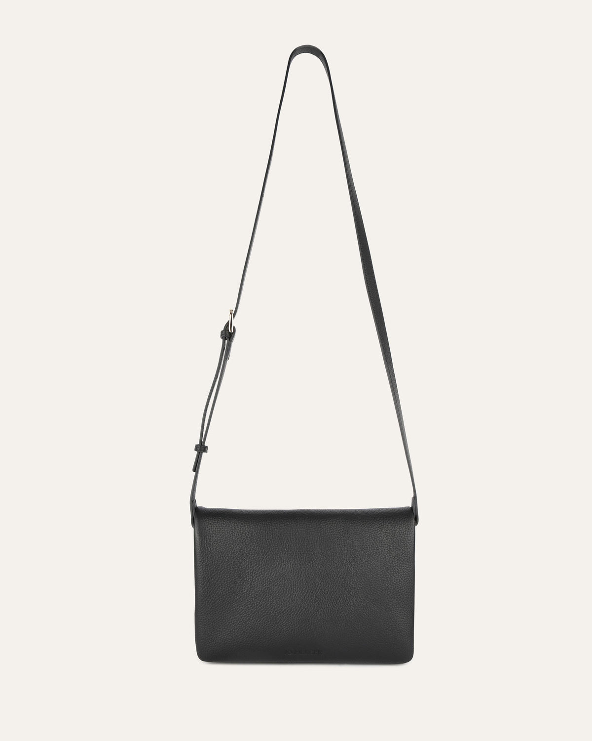 LUISA CROSSBODY BAG BLACK LEATHER