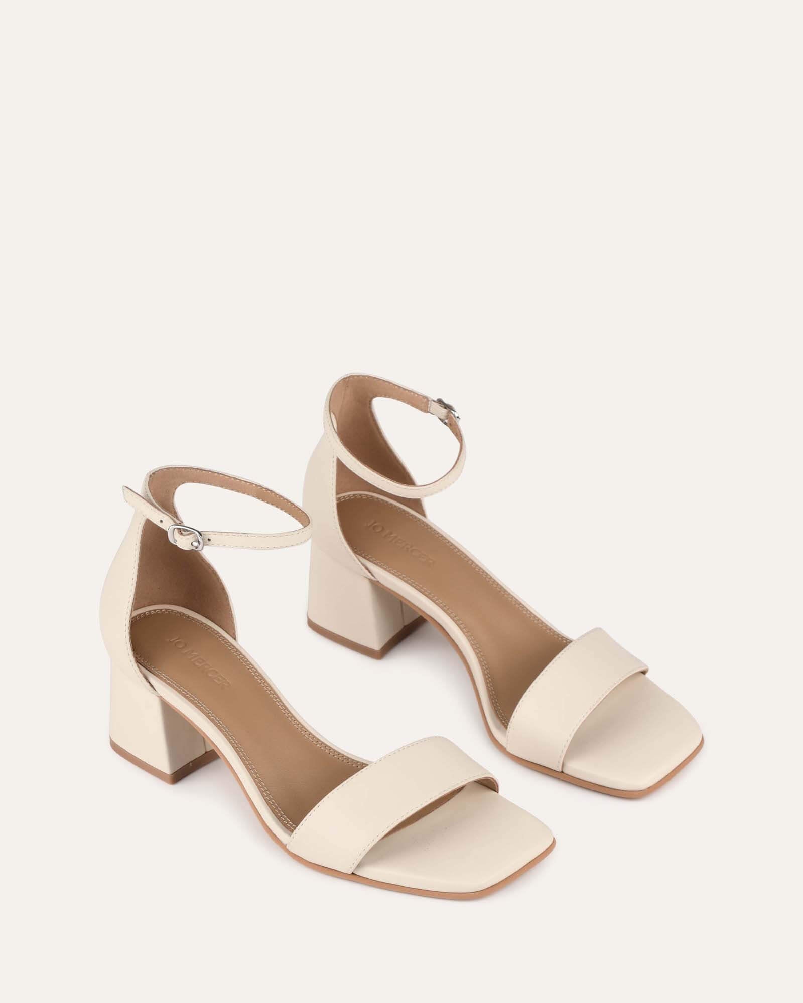 Taylor Off White Ankle Strap Heels | White ankle strap heels, Homecoming  shoes, Heels