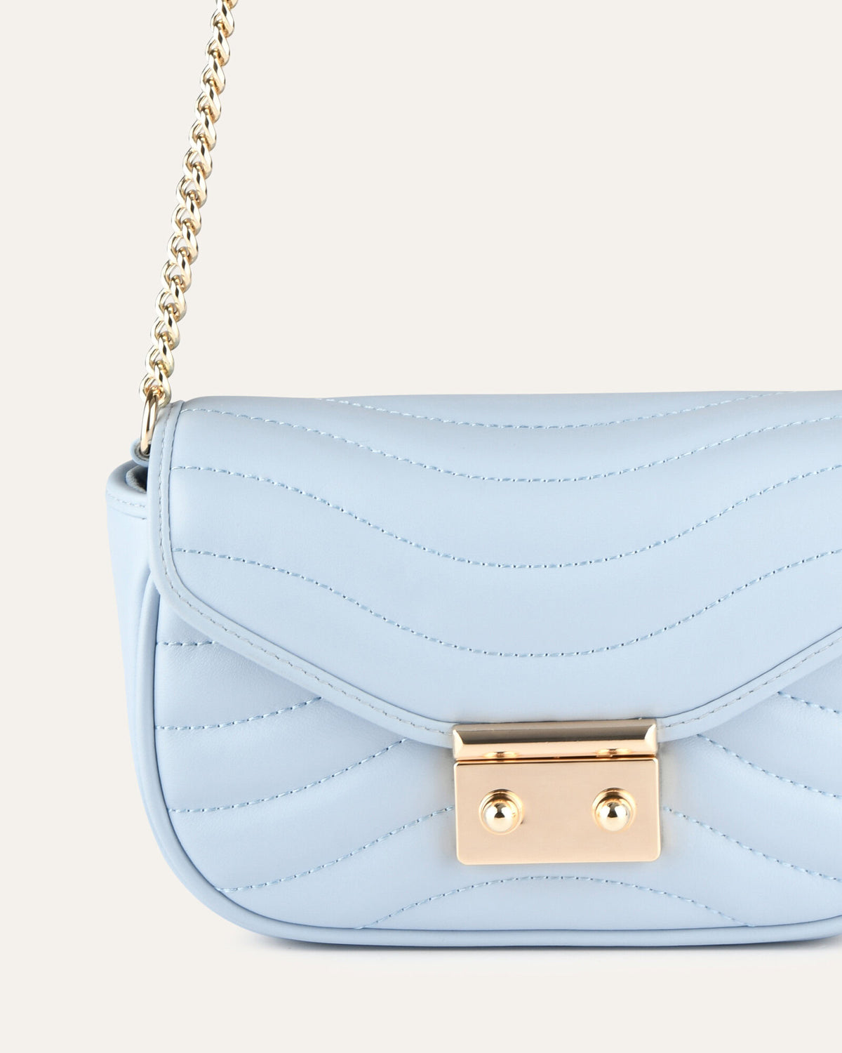 MAYA CROSS BODY SKY BLUE LEATHER