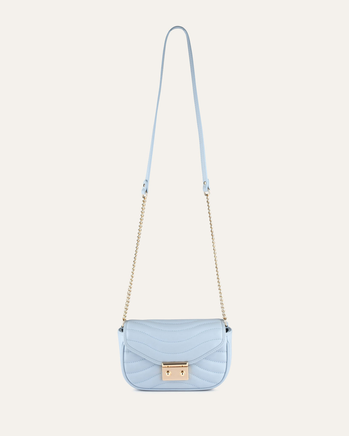 MAYA CROSS BODY SKY BLUE LEATHER