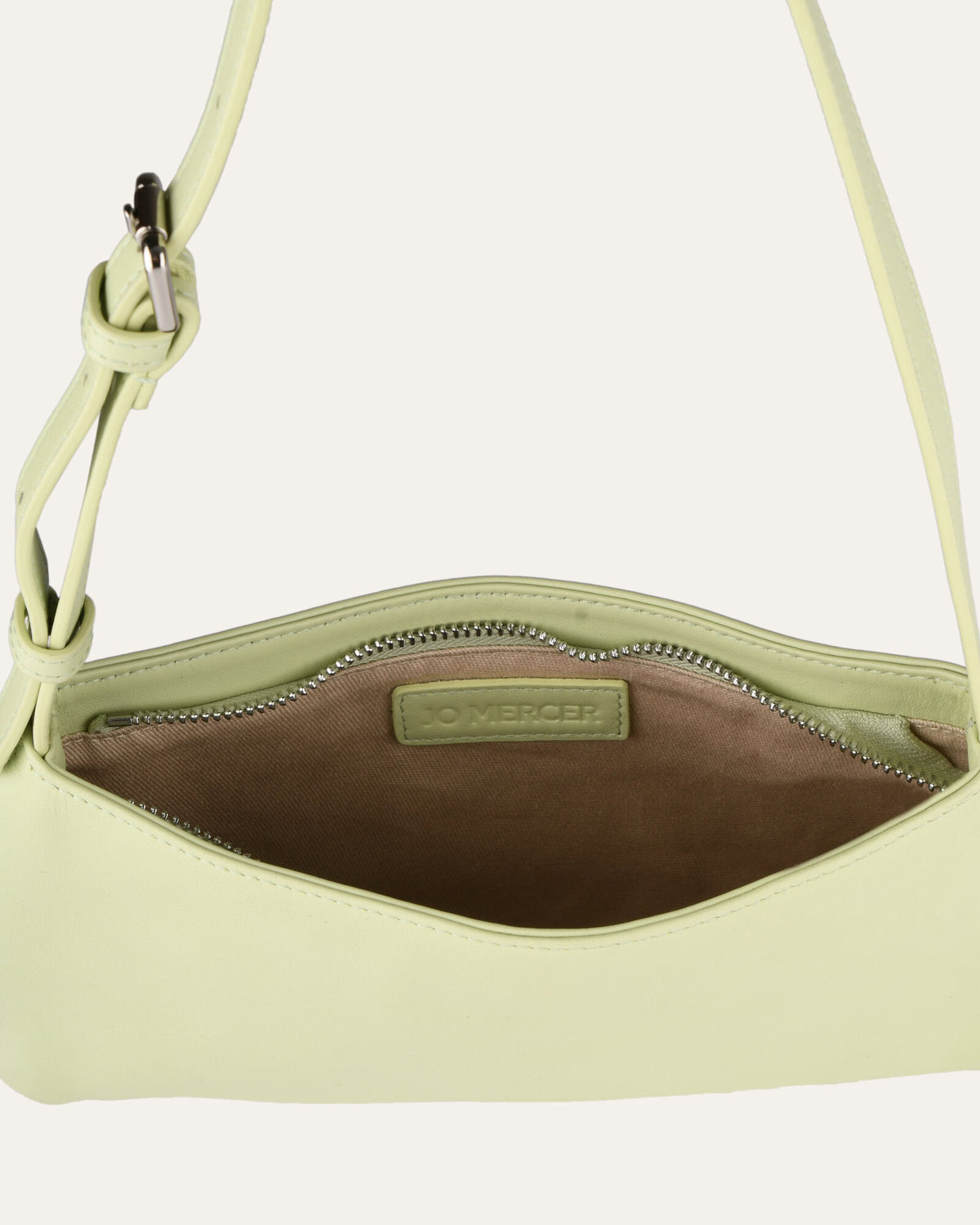 MEGAN SHOULDER BAG HONEYDEW GREEN LEATHER