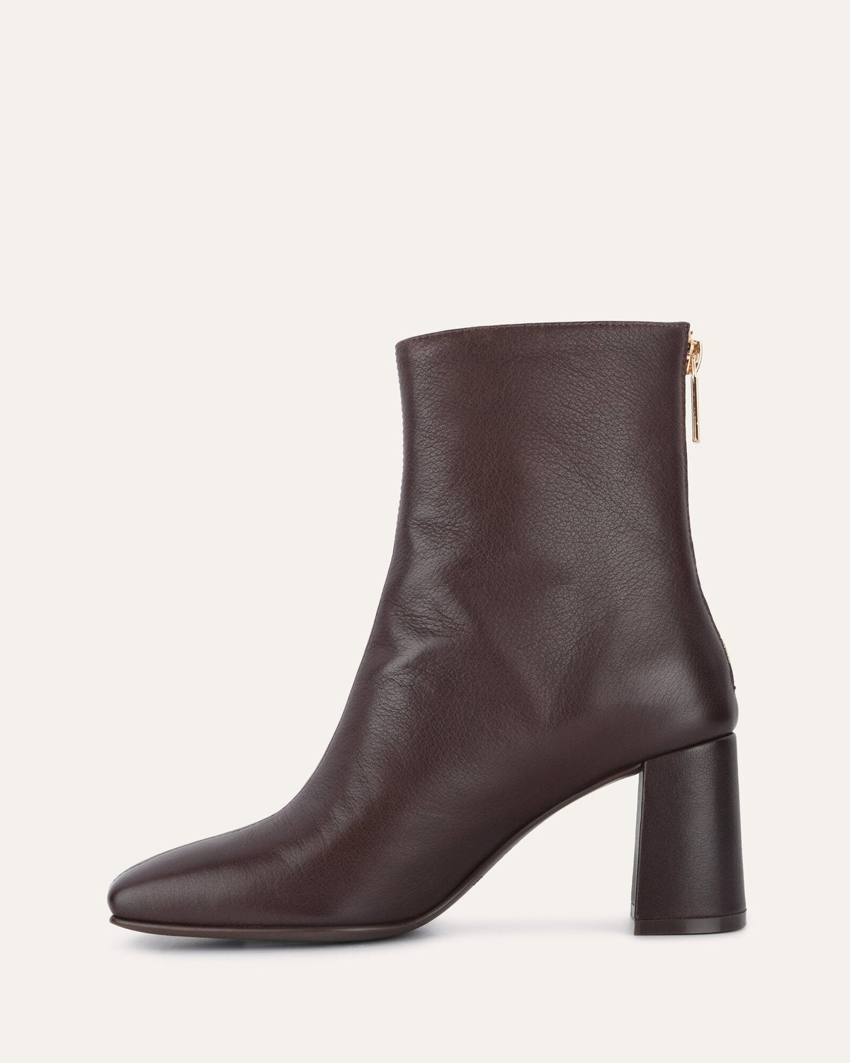 NEVADA MID ANKLE BOOTS CHOCOLATE LEATHER