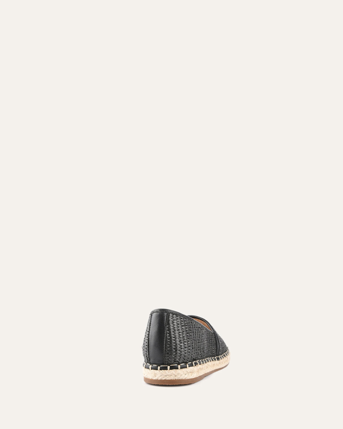 OAKLEY LOAFERS BLACK RAFFIA