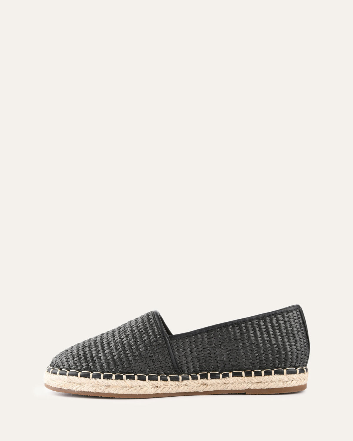 OAKLEY LOAFERS BLACK RAFFIA