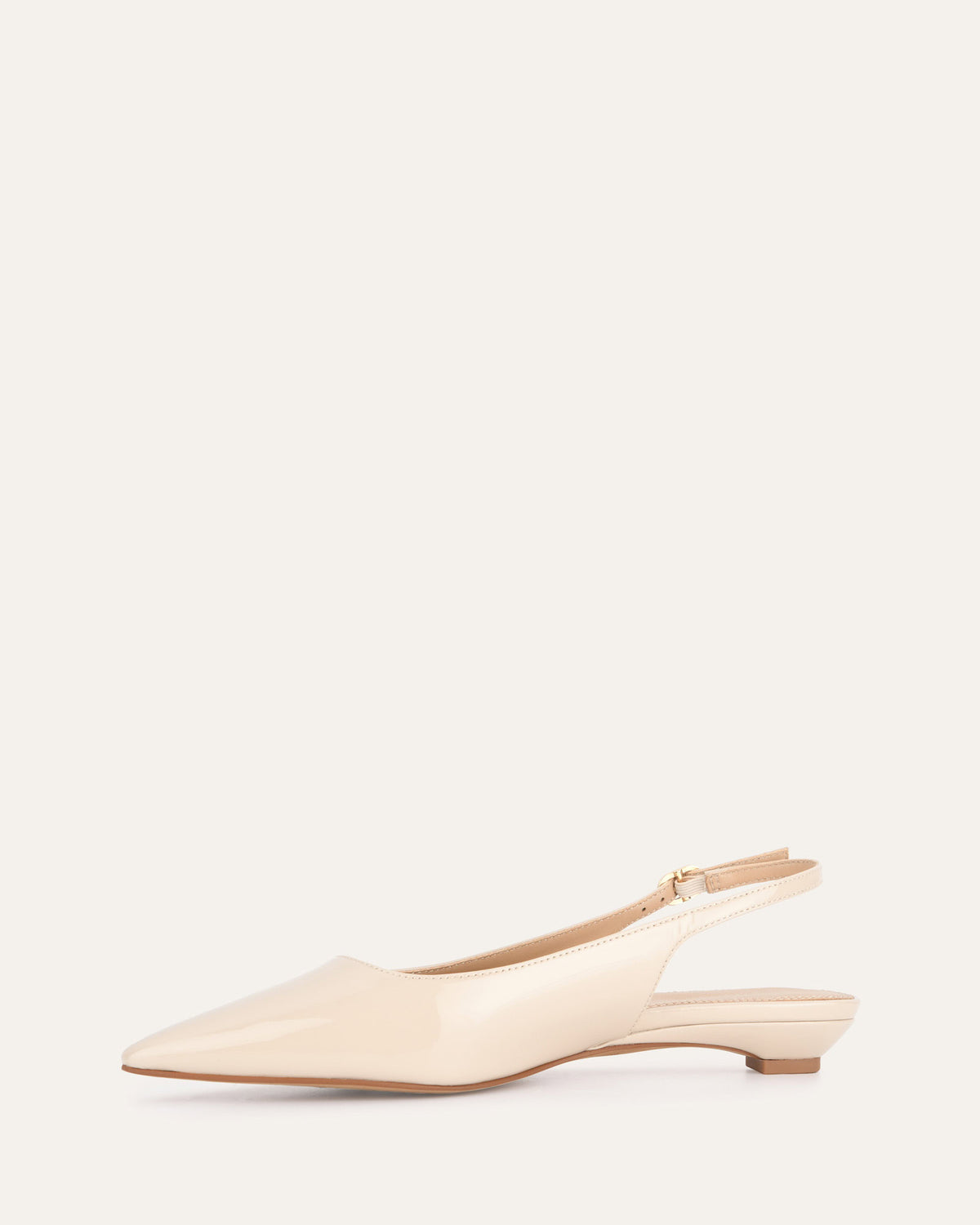 VIKTOR DRESS FLATS SAND PATENT