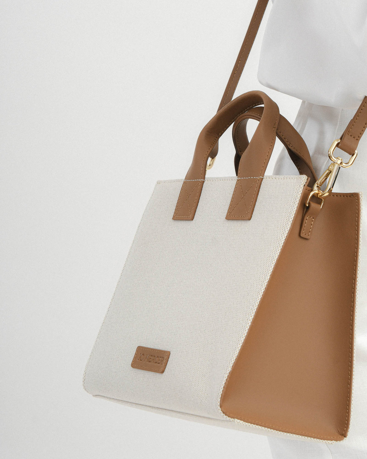 ANDRES MINI TOTE BAG TAN LEATHER