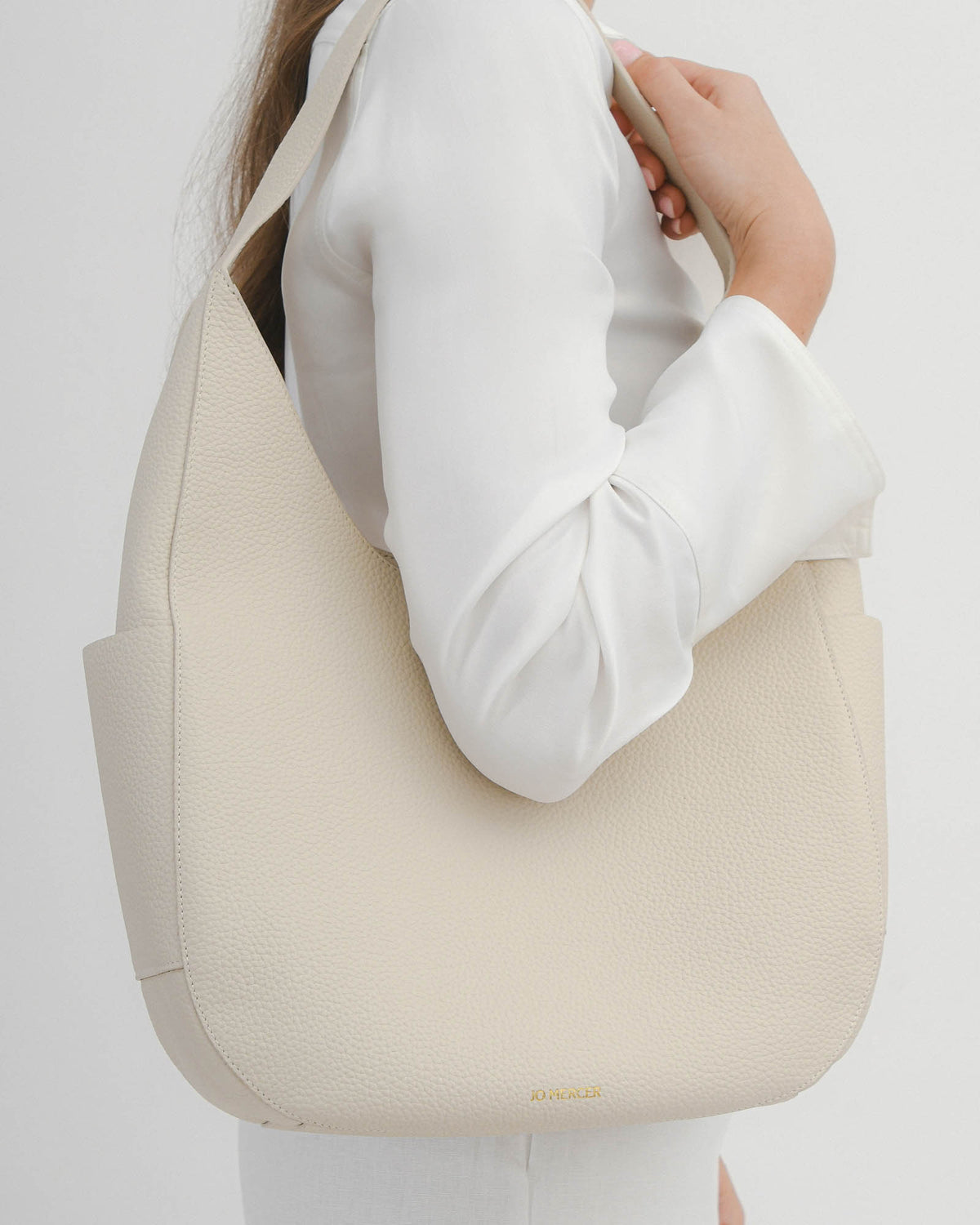 ANTONIA TOTE BAG OFF WHITE LEATHER