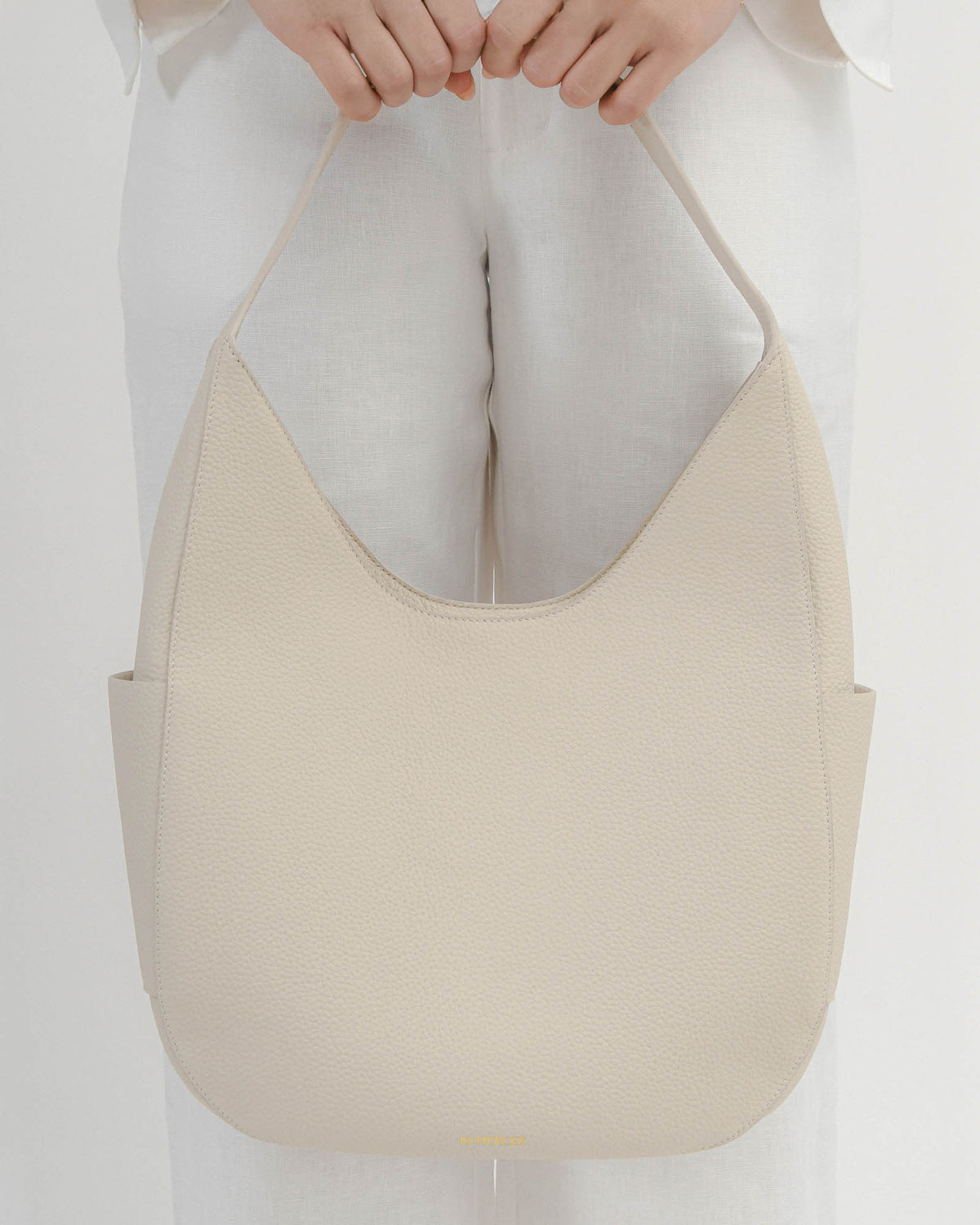 ANTONIA TOTE BAG OFF WHITE LEATHER