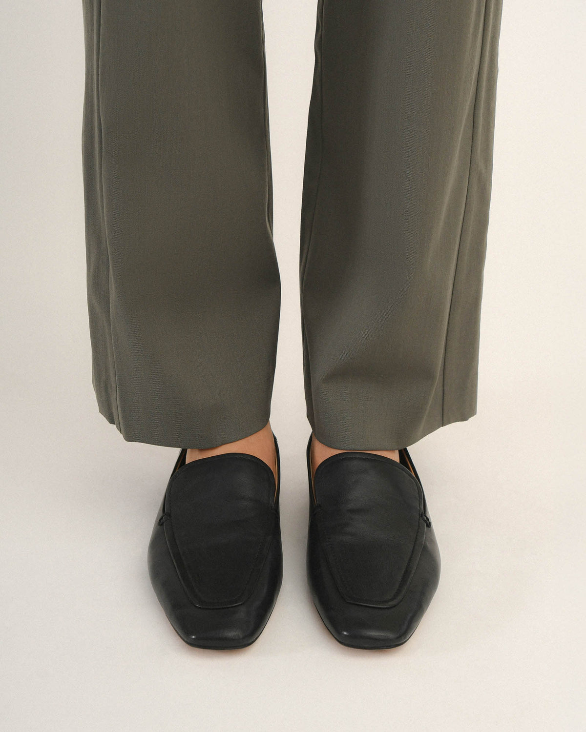 BEAN LOAFERS BLACK LEATHER