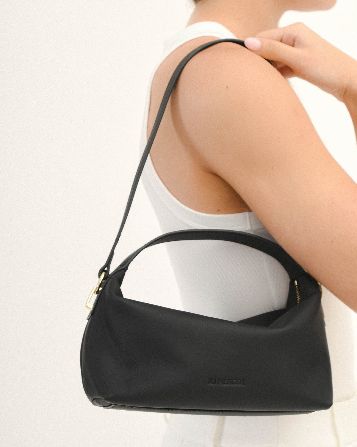 EMILIA CROSSBODY BAG BLACK LEATHER