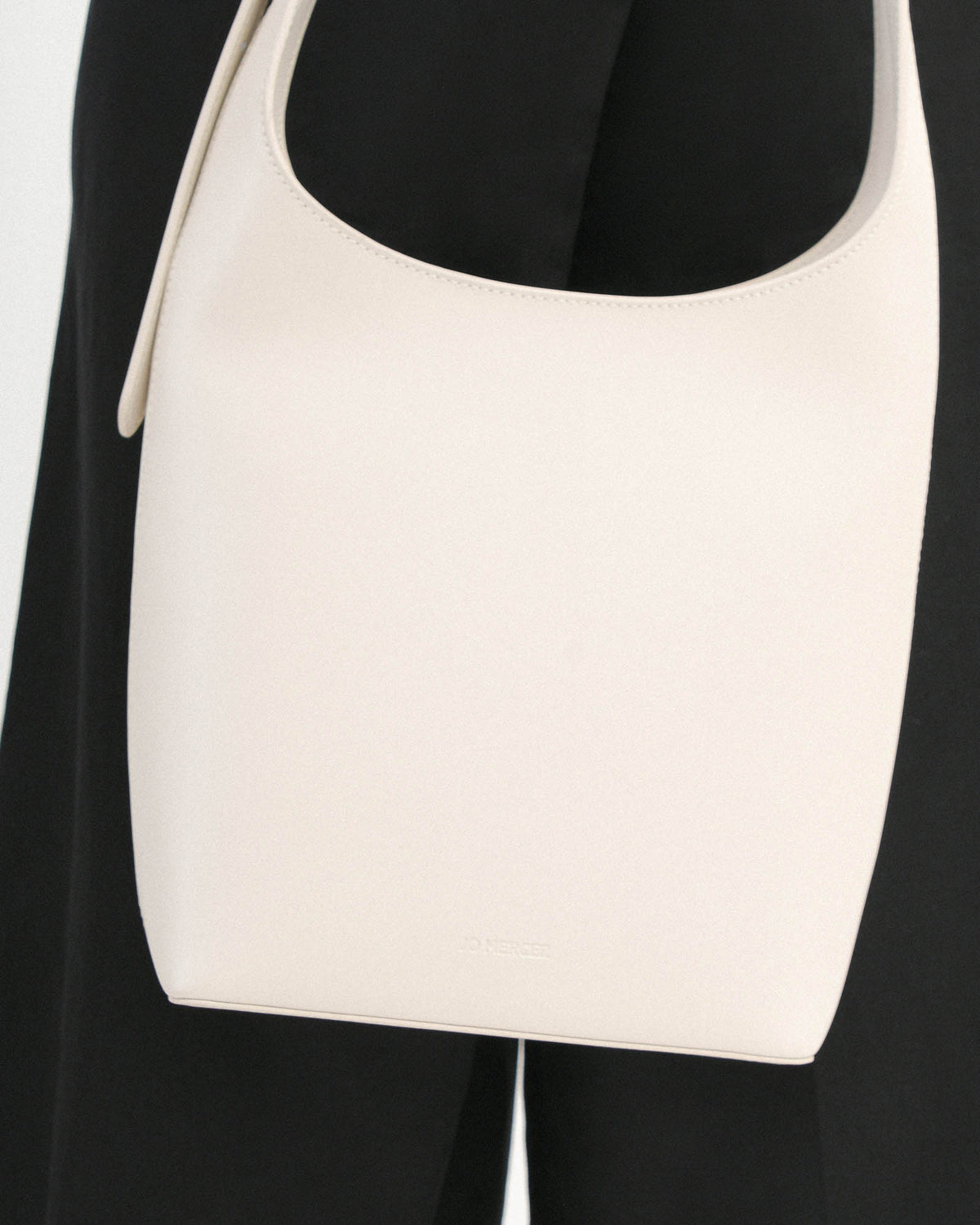 MARIA TOTE BAG OFF WHITE LEATHER