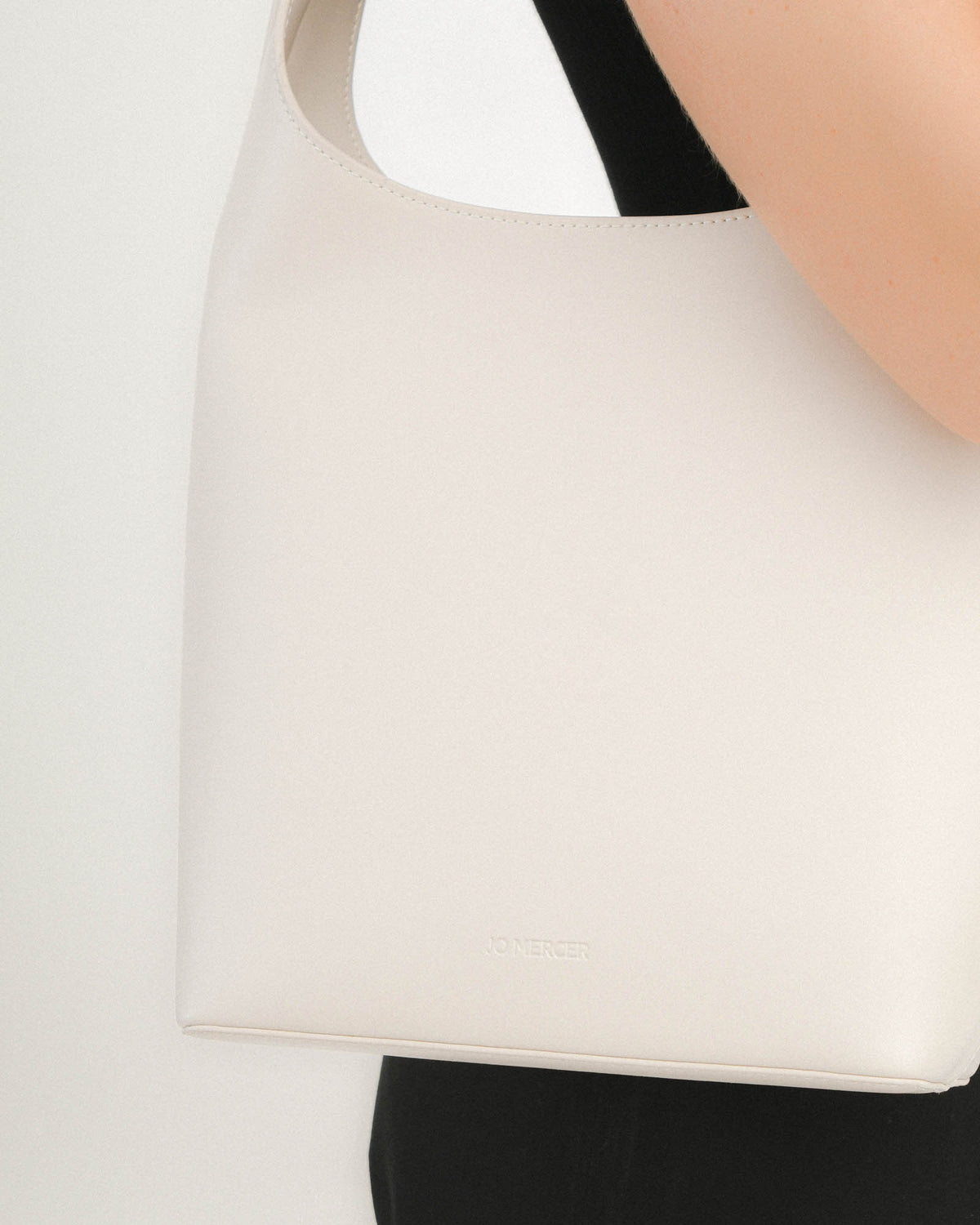 MARIA TOTE BAG OFF WHITE LEATHER