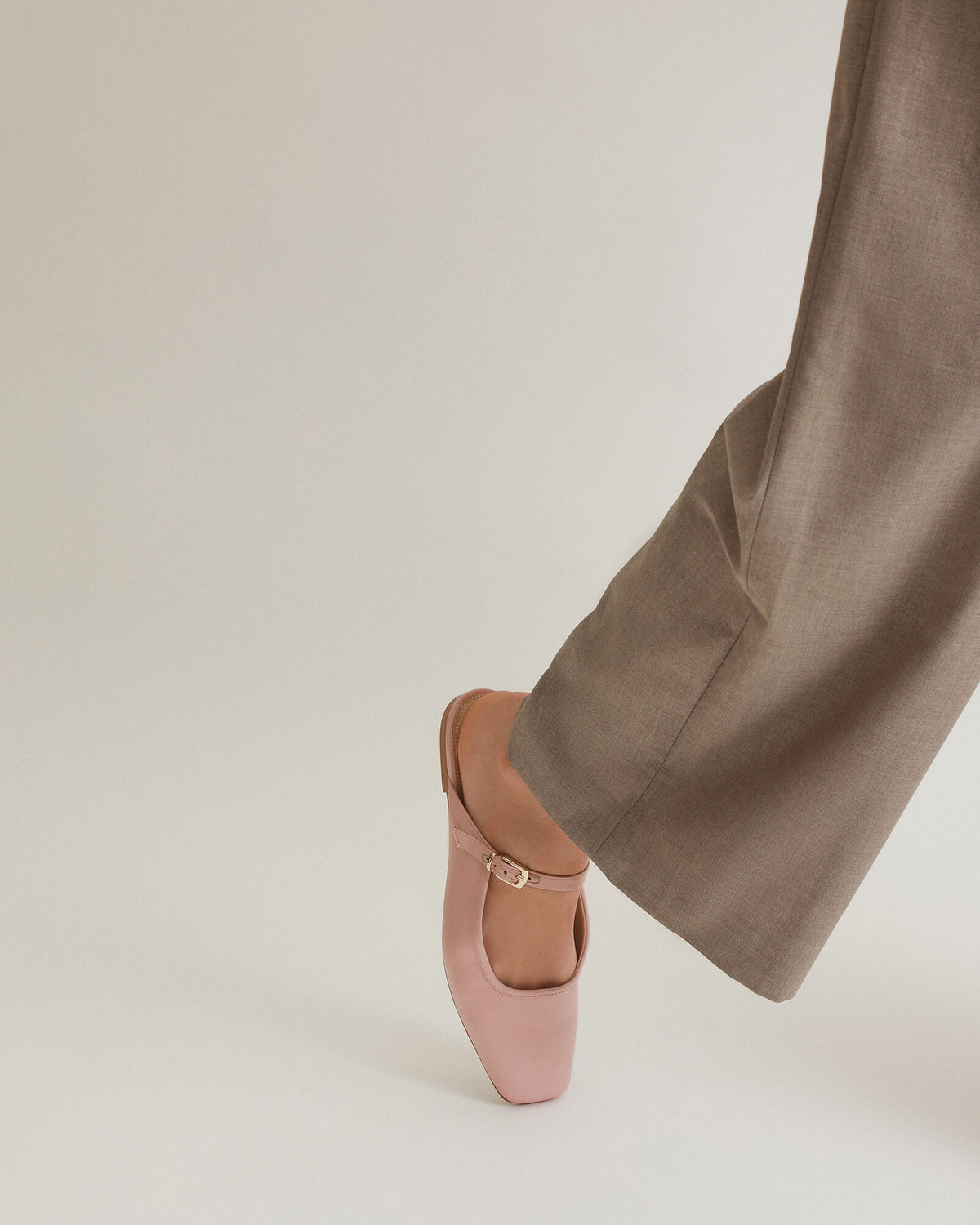 SAMMY DRESS FLATS BLUSH SATIN