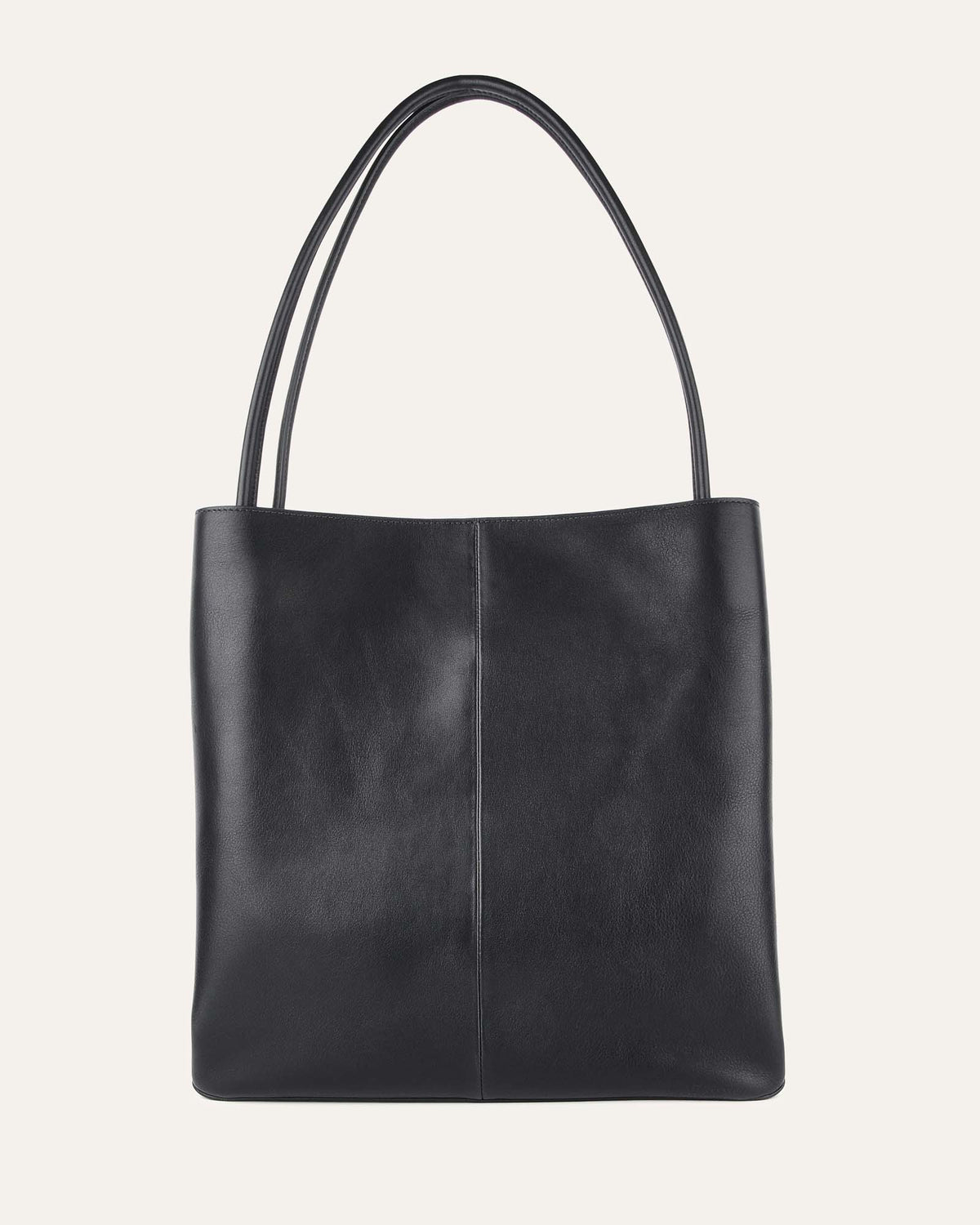 THEODORE SHOULDER BAG BLACK LEATHER