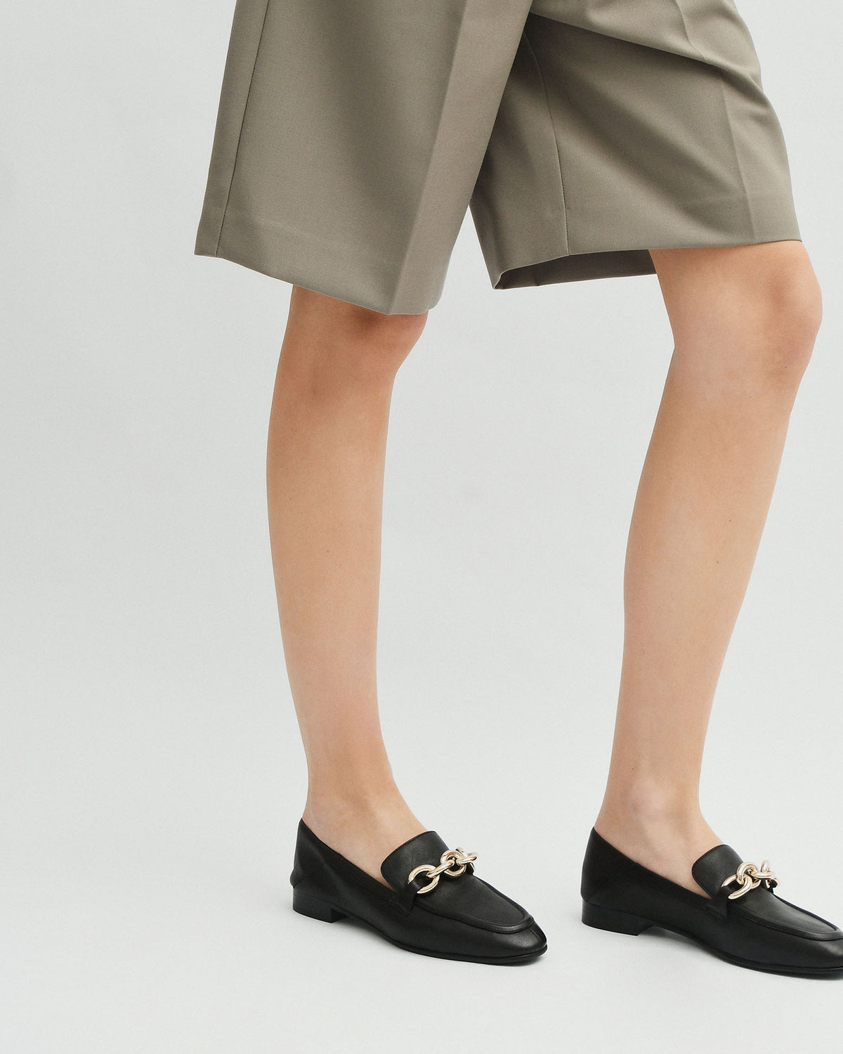 DREAM CASUAL FLATS BLACK LEATHER