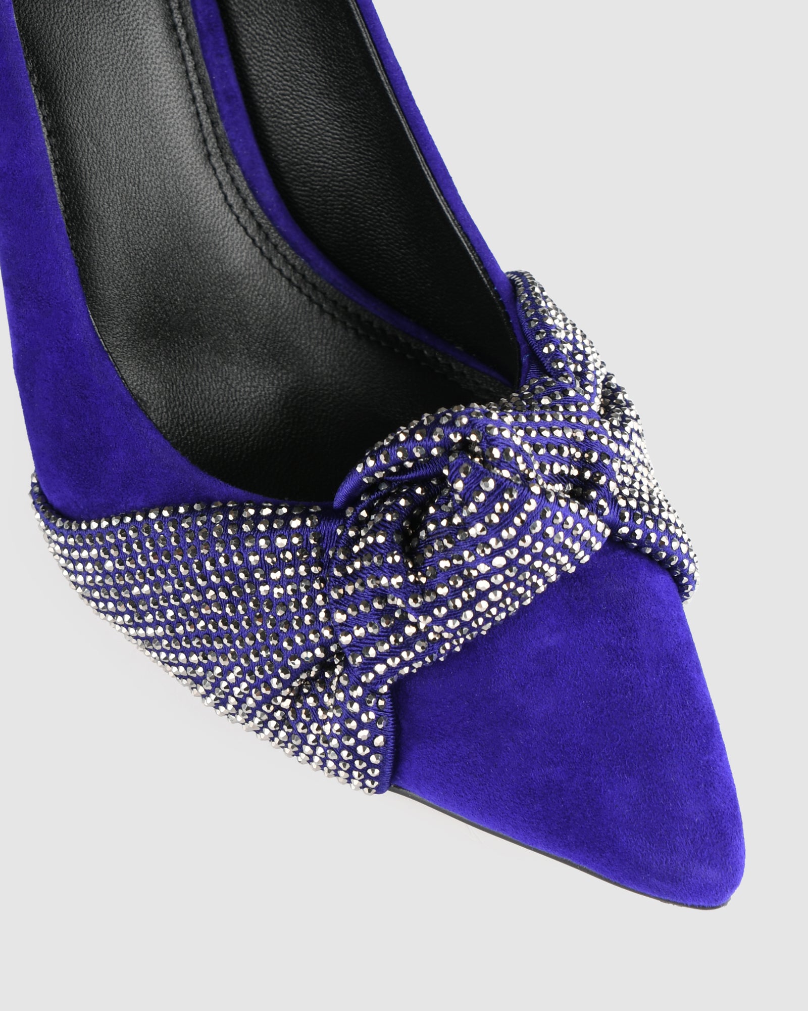 Prada Purple Leather Thong Kitten Heel Sandals Size 8.5/39 - Yoogi's Closet