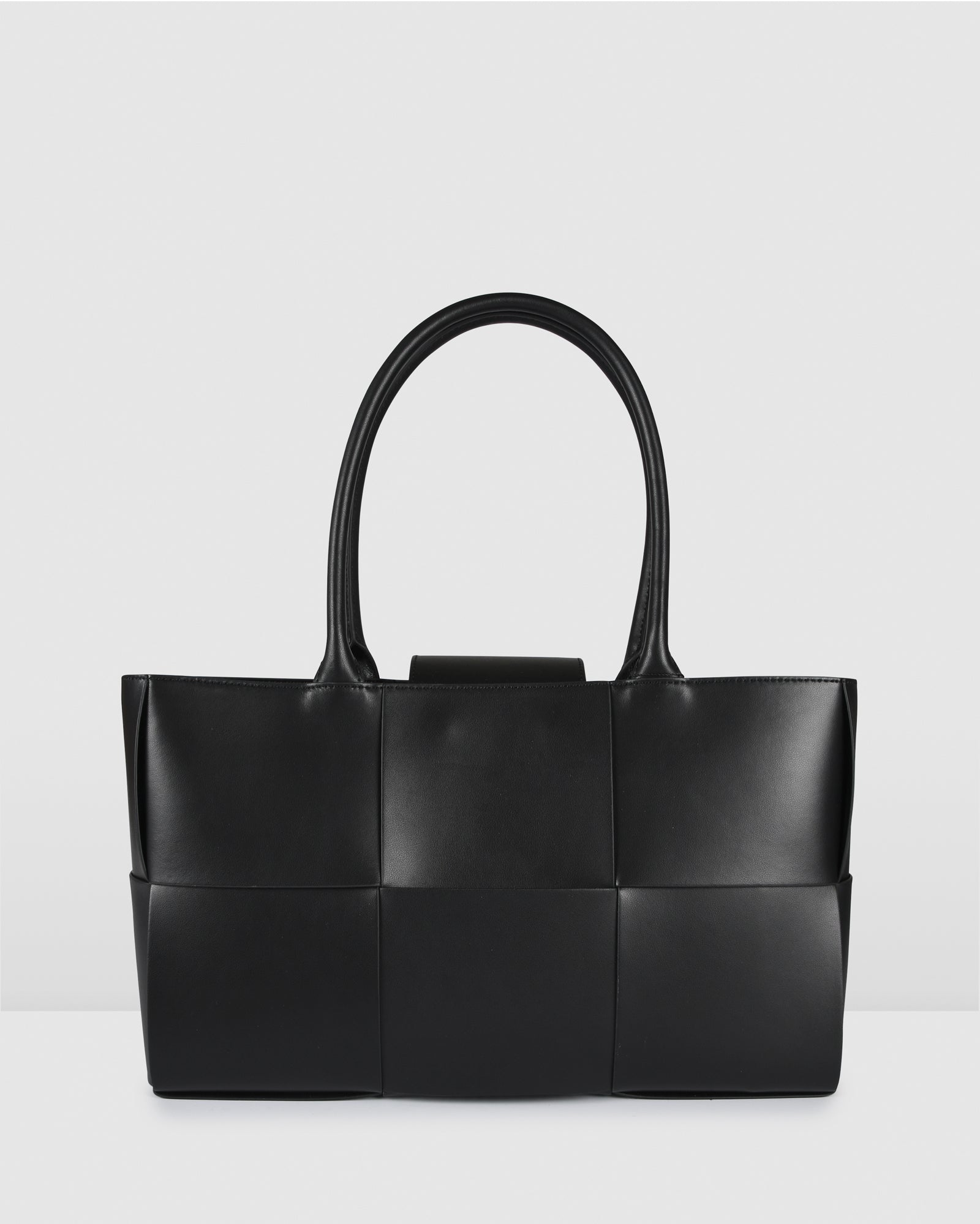 The Kim Black Womens Leather Tote Bag  Shoulder Bag For Women  MT   MaheTri